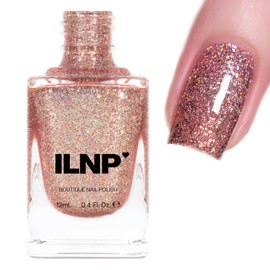 ILNP Juliette Holographic Nail Polish, Rose Gold