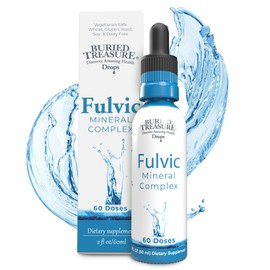 Buried Treasure Buried Treasure Fulvic Mineral Drops - Concentrated Fulvic Acid Delivering Trace Mineral Drops as a Colloidal Minerals Liquid Supplement - Supporting Energy with Trace Minerals Electrolytes - 2 fl oz