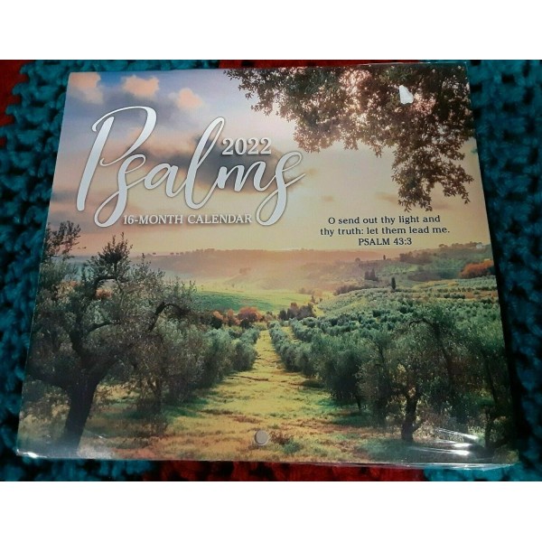 DOLGEN Psalms 2022 MINI 16 Month WALL CALENDAR 5.6" X