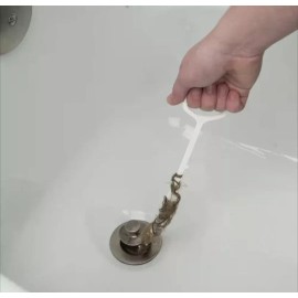 Thrifco Plumbing BrassCraft Hair Snake Ideal For Household Sinks, Shower & Tub Drain - 20 in.