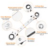 sourcing map 2pcs Double Box End Reversible Ratcheting Wrench 3/8"