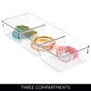 iDesign 3-Section Drawer Organizer for Kitchen, Bathroom, and Desk Drawers