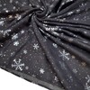 GFM Christmas Snowflakes Foil Print Scarf (88) (SNFLK-03-GHBH-Grey)