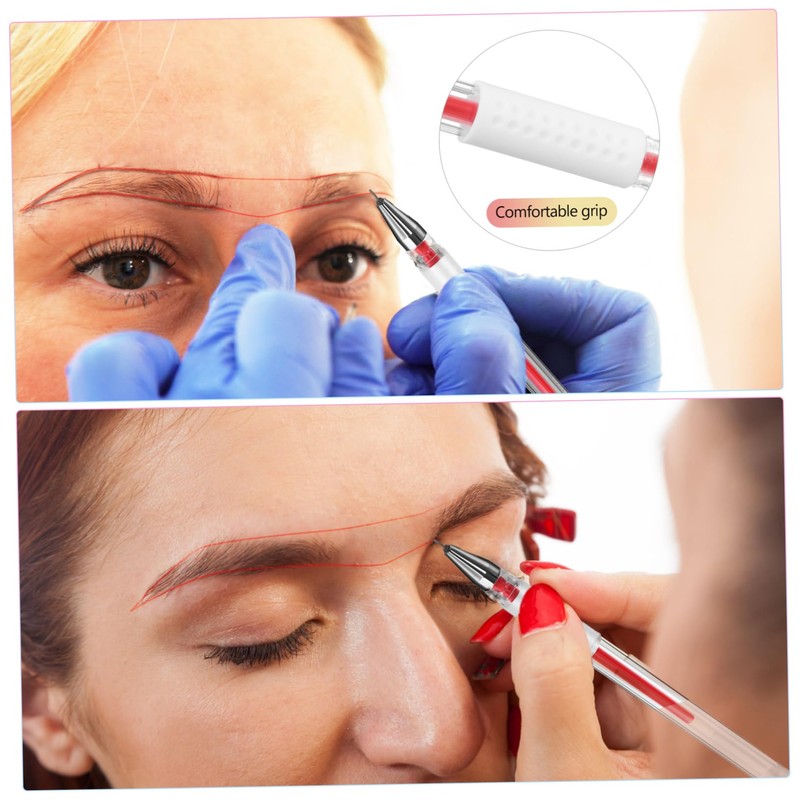 Healvian 4pcs Brow Mapping Pens Position Markers for Eyebrow Tattooing