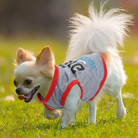 4 Pieces Puppy Clothes for Small Dogs Boy Summer Puppy Clothes for Chihuahua Yorkie Soft Cute Pattern Dog Shirt Spring Pet Cat Clothing Pink Grey Red Green XXS~M (X-Small)