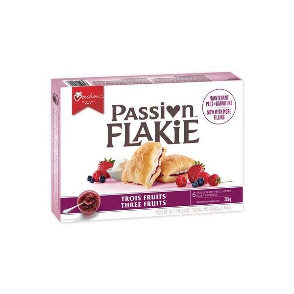 Passion Flakie - Three Fruits, 305g Vachon - Imported from Quebec