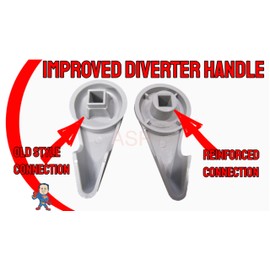 Spa Hot Tub Reinforced Diverter Handle Knob 4" Long 2" Wide Gray How to Video