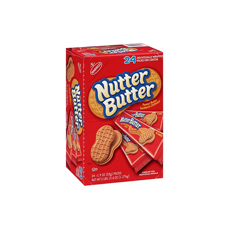 Nabisco Nutter Butter Cookies - 24/1.9 oz. packs