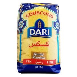 Dari Moroccan Couscous 1kg, 2.2lb (Fine, 1 Pack)