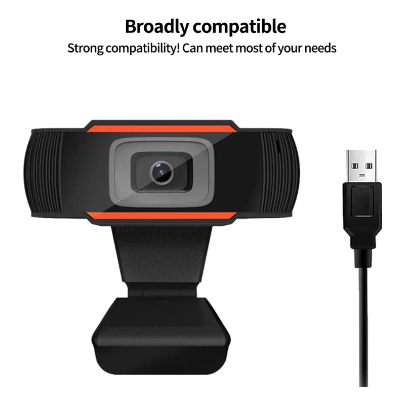 Dj Cámara Web 1080p Con Enfoque Automático, Cámara Web Usb,