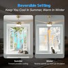 Esiovco Ceiling Fan with Lights and Remote, 3 Blade App