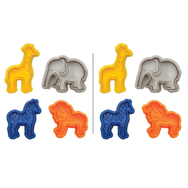 Mrs. Anderson’s Baking Animal Cracker Cookie Cutters, BPA Free, Set