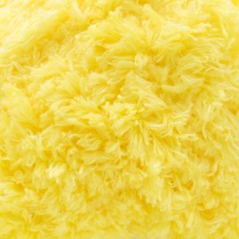 Estako Softy 100% poliéster, esponjoso, suave, grueso, peso voluminoso, #5, hilo para ganchillo y tejer, 3.52 oz (100 gr) 98 yardas (90 m) (9850 - amarillo)