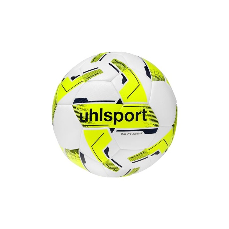 uhlsport 350 Lite Addglue, Unisex Youth Pyjamas, Bianco/Giallo Fluo/Navy, 4