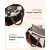LOVEVOOK Tote Bag for Women, Puffer Tote Bag with Zipper,