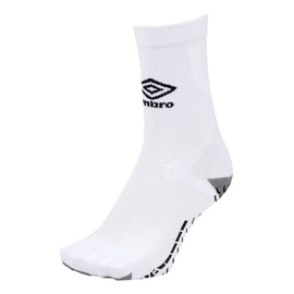 Umbro Socks, Socks, Stockings, Football, Classic, Middle Length, Grip, Arch Support, Men's, Kids, Junior, white