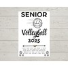 Senior Volleyball 2025 WIsh Bracelet, Volleyball Bracelet, Senior Volleyball, WIsh