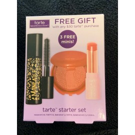 tarte NIB  3pc Tarte Starter Set Mascara, Blush  & Maracuja Juicy Lip Balm