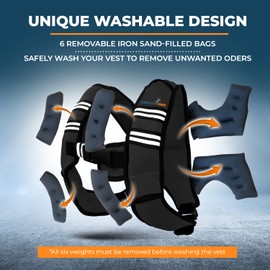 Gymnastics Power - Weighted Vest 6LB, 8LB, 10LB, 15LB, 25lb, 35lb, 45lb, 60lb Removable Iron Weights for Men and Women Workout for Calisthenics and Fitness Sport Training (Black, 10 LB)