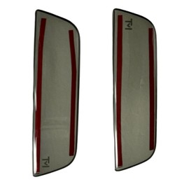 Smoked Acrylic Grille Side Marker Light Covers for Bronco 2021,2022,2023,2024,2025