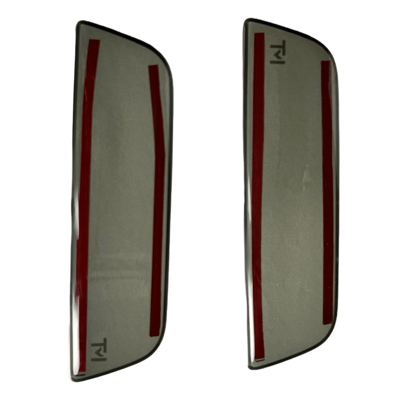 Smoked Acrylic Grille Side Marker Light Covers for Bronco 2021,2022,2023,2024,2025