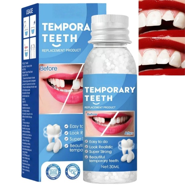 Temporary Tooth Filling Tooth Filling Repair Kit,False Teeth Replacement Tooth