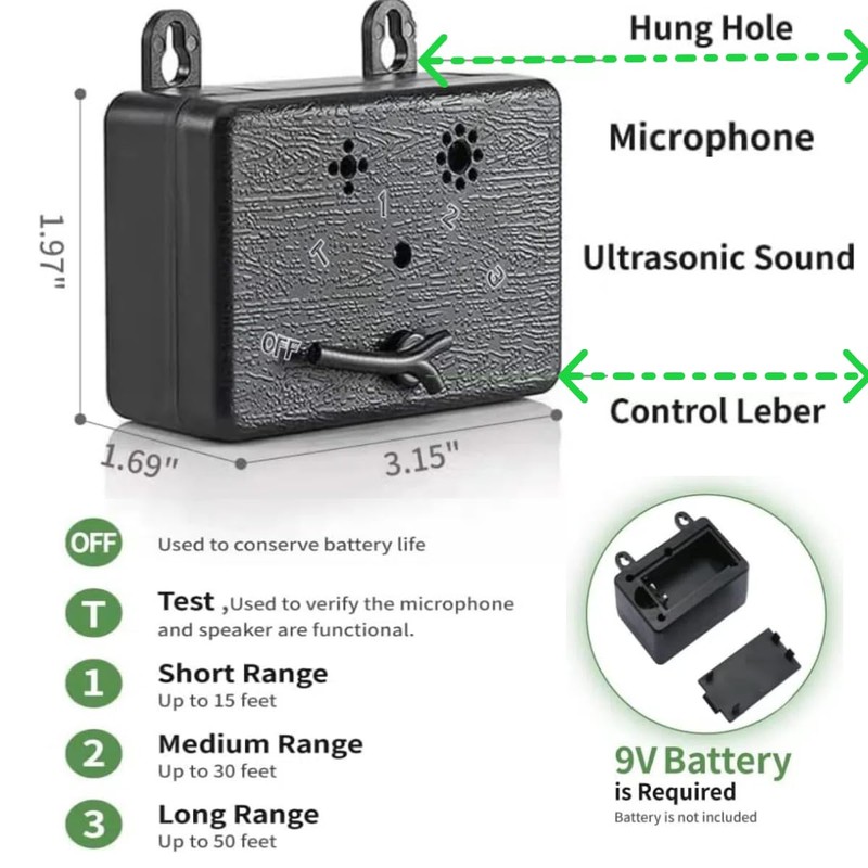 Ultrasonic Dog STOP Bark Silencer Anti Barking Device Dog Barking