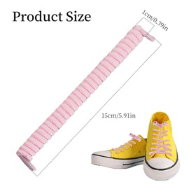 NICENEEDED 5 Pair Elastic Shoe Laces, No Tie Curly Tieless Shoelaces for Sneakers 5 Colors, Size Fits All Adults Shoe Accessories Stretch Tieless Shoelaces for Men Women