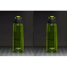 Contigo Autoseal o Fit Tritan AUTOSEAL Water Bottle, Bolt, 32 Fluid Ounces 2 PACK
