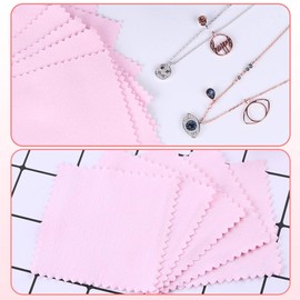 Bralucy Silver and Gold Polishing Cloths 20pcs Double-Sided 8×8cm Jewelry Cleaning Cloth Premium Polishing Cloths for Pearls, Gold, Platinum, Watch