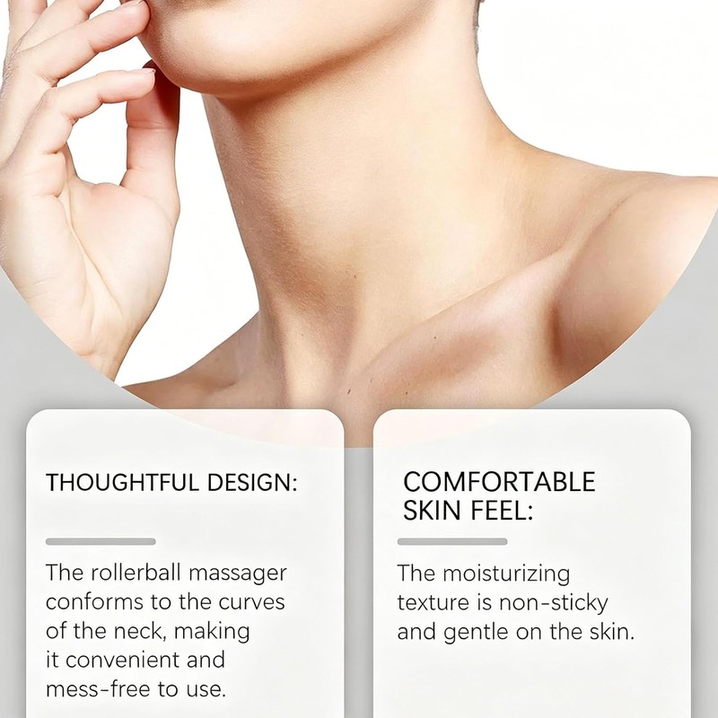 Softanas Hydrating Neck Cream – Moisturizing Roller Neck Cream, Gentle
