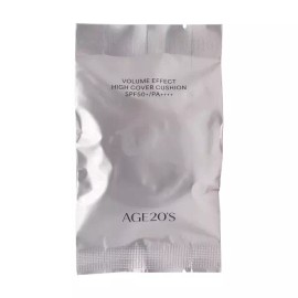 AGE20S 에이지투웨니스 볼륨 이펙트 하이 커버 쿠션 15g 리필 21호 라이트베이지 보통피부용 AGE20S Volume Effect High Cover Cushion 15g Refill No. 21 Light Beige for Normal Skin
