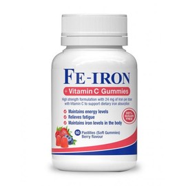 Fefol Fe-Iron + Vitamin C 60 Gummies