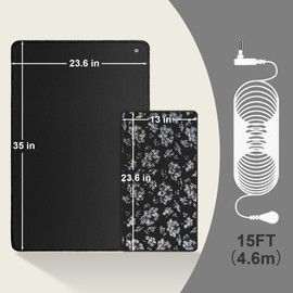 Grounding Mat Kit 13 * 23.6 Grounding Mats for Feet Sleep Earth Connect Relieve Pain Stress Body Wellness Banlance