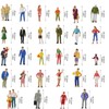 P4312 O Scale Painted Figures 30 Different Poses All Standing