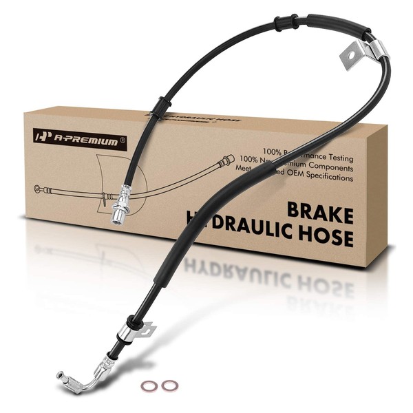 A-Premium Rear Driver or Passenger Brake Hydraulic Hose Compatible with
