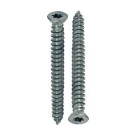 DOJA Industrial Concrete Screws Torx 7.5 mm x 72 mm Pack of 25 Round Head Chipboard Screws Screw Anchor Steel Galvanised Flat Head Universal Screws Countersunk Screws / Wood Screws Torx
