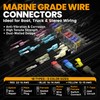 SOMELINE Heat Shrink Connector Crimp Tool Kit, 22-10 AWG Ratchet