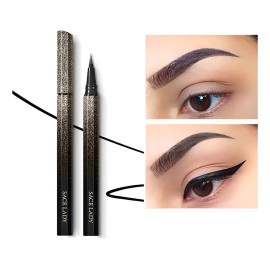 Sace Lady Delineador De Ojos Plumín Indeleble Impermeable Negro