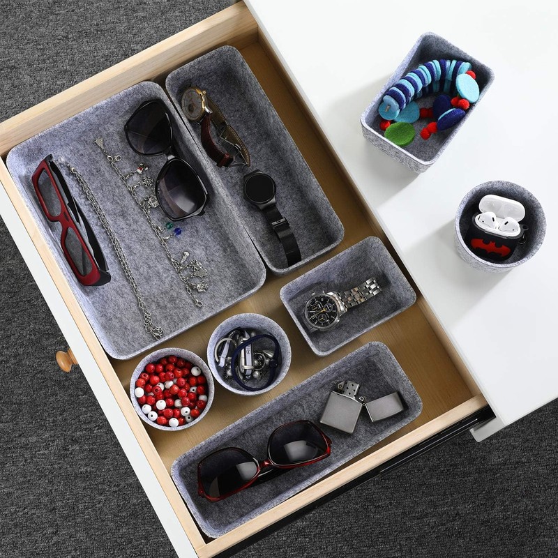 引き出し整理 仕切り デスク 引出し オーガナイザー 机 整頓 収納トレー 仕切り収納 小物入れ