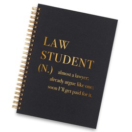 vizuzi Law Student Gifts for Women, Law School Gifts, Present for Law Student, Law Student Future Lawyer Week Birthday Spiral Notebooks ZXW6