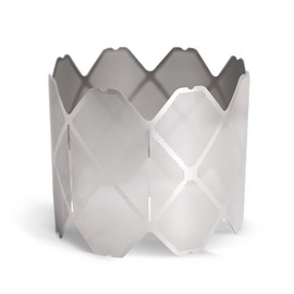 CAMPGEEKS Mesh Stove Windshield, Ultra Lightweight, Approx. 0.6 oz (17 g), Circular, Ultra-thin, Stainless Steel, Alcohol Stove Windshield and Trivet, Windscreen, Solo Camping, Outdoor Equipment