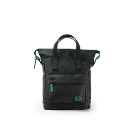 Roka london Creative Waste All Black Bantry B Recycled Nylon Small, blue-green