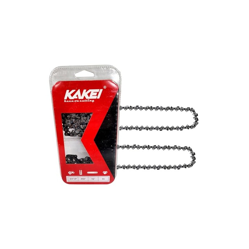 Kakei Chainsaw Chain 16'' 3/8'' LP 0.050'' 55 Semi Chisel