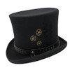 Different Touch 100% Wool Felt STEAMPUNK 6" Tall Top Hats