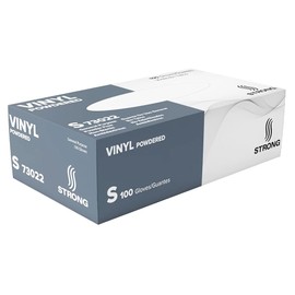 DENCO DISTRIBUTING, INC. Strong Vinyl Gloves - Clear or Blue - 3MIL Food Service Gloves - Disposable - Case of 1000 (Small, Clear)