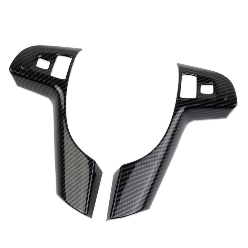 Korlot Carbon Fiber Style Interior Steering Wheel Cover Trim Accessories