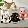 Ponjauk Goth Bunny Plush Rabbit Stuffed Animal Horror Plushies Easter