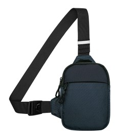 Long Keeper Small Sling Bag Chest Bag - Cross Body Shoulder Bag for Men Women Waterproof Phone Bag Crossbody Man Bag for Cycling Travel Outdoor Sports