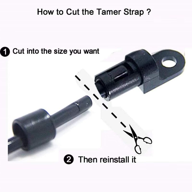 Rod Tamer Deck Mount Rod Straps 2 Pack, 6mm Kayak